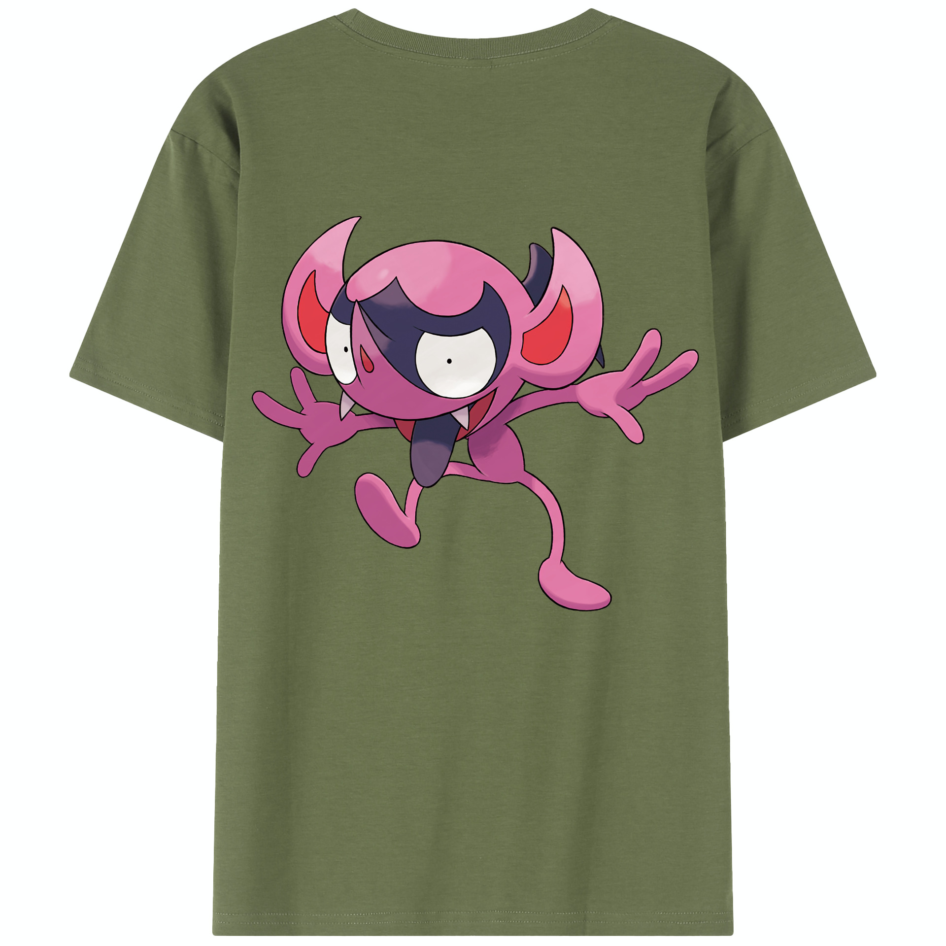 （画像用） ポケットモンスター Pokémon 綿100％半袖Tシャツ（背面プリント）